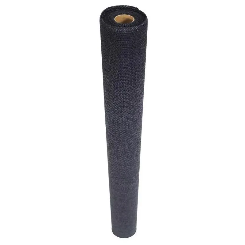 6‑ft × 15‑ft Black Polyethylene Shade Cloth – Uv‑blocking Outdoor Cover