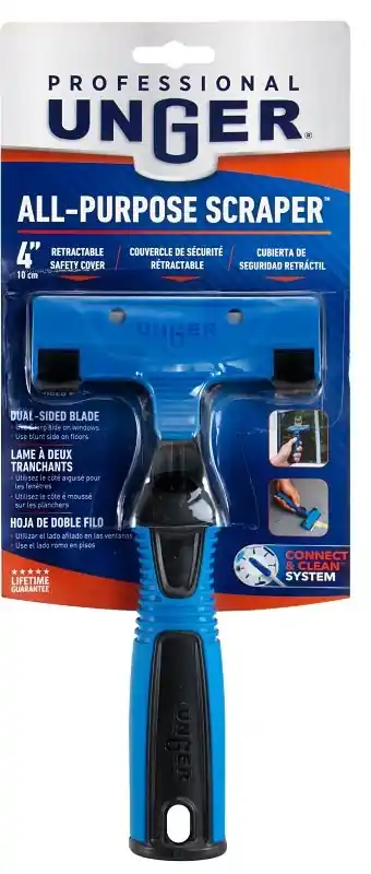 Professional 987100 All-purpose Scraper With 4 In L Carbon Steel Blade
