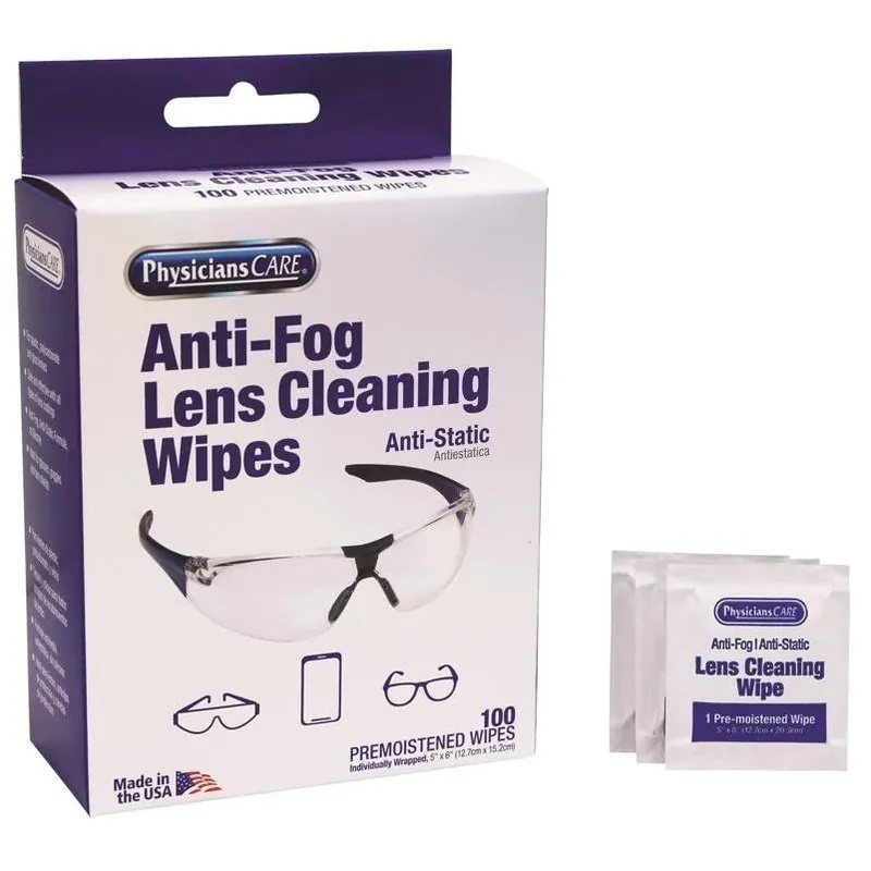 Acme United Lens Cleaning Cloth – 100‑piece Microfiber Pack