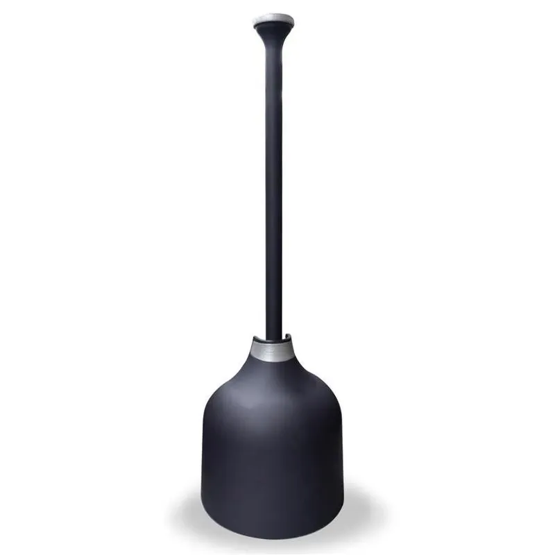 Compact Toilet Plunger With Storage Caddy – 13.75" Handle, 6" Cup