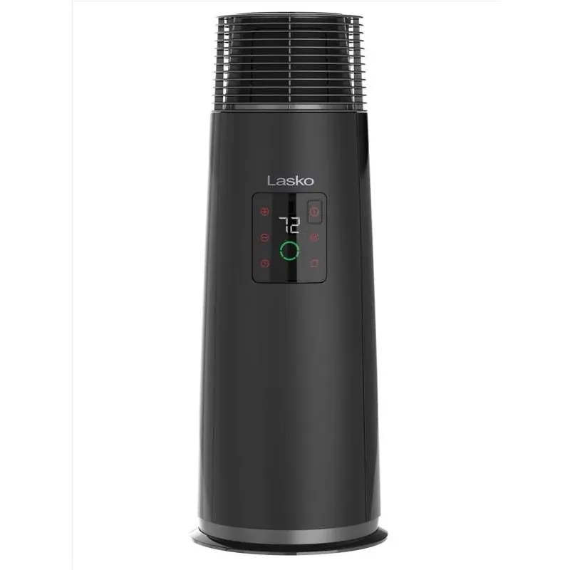 1500w Full Circle Ceramic Space Heater – Black
