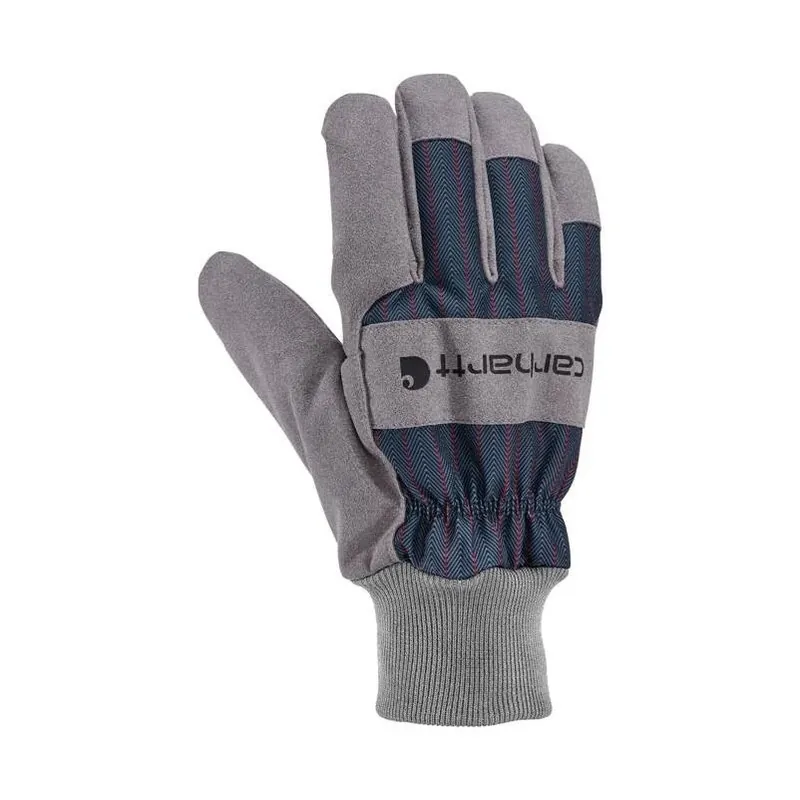 Storm Defender Men’s Gray Winter Work Gloves – Insulated, Waterproof, Size L (1 Pair)