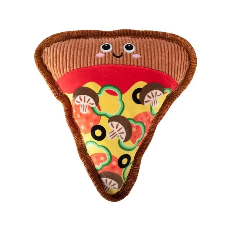 Cheesy Durable Multicolored Plush Dog Toy – Soft, Long‑lasting Play