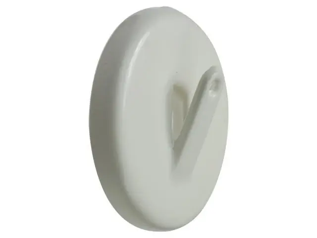 2.8‘ Large White Magnetic Christmas Wreath Hanger For Easy Holiday Decor