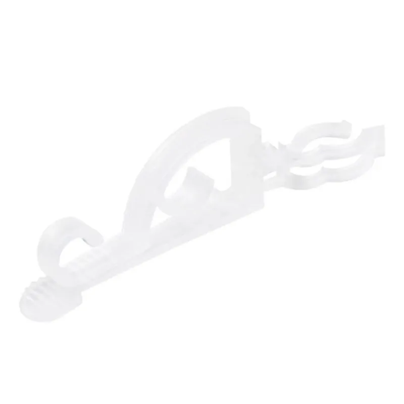 Max Pro Anywhere Light Clip – Clear Outdoor Plastic Fastener (1‑pack)