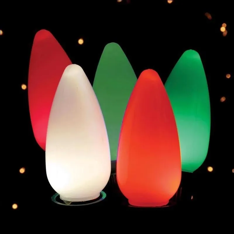 Multicolor Led C9 5mm Christmas Bulb Set – 4 Pack Replacement Lights