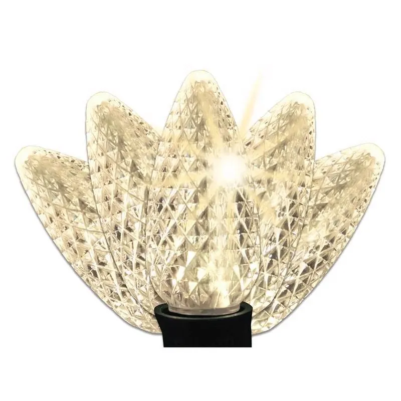 Warm White Led C9 Holiday Bulbs – 5‑piece Replacement Set