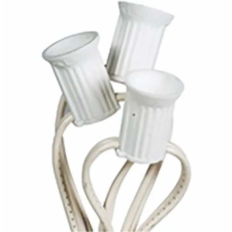 25‑foot C9 Socket Light Reel – Ul‑listed White Extension