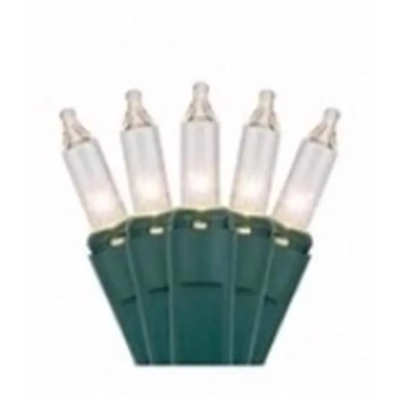 Clear T5 Incandescent Christmas Light Bulb Set – 5 Pack Replacement