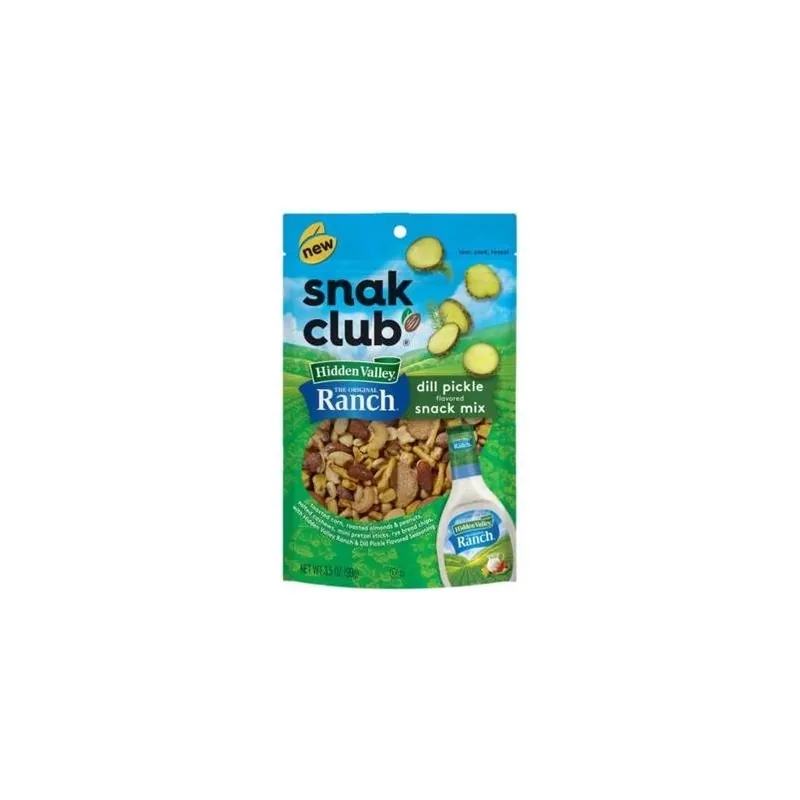 Hidden Valley Ranch Dill Pickle Snack Mix By Snak Club – 3.5 oz Pouch