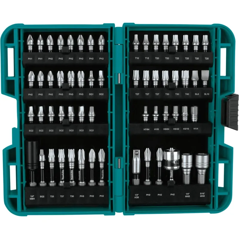 E-01644 Impact Xps 60-piece Steel Impact Driver Bit Set