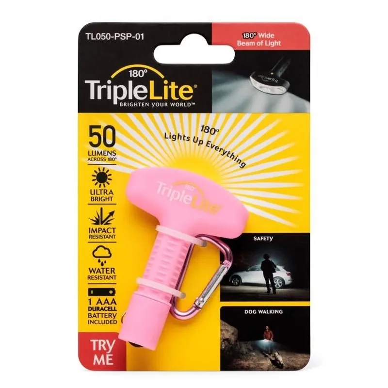 Pink Aaa Led Flashlight – 50 lumen Waterproof Compact Beam