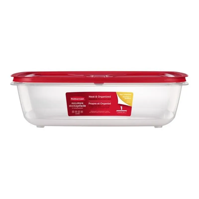 Easy Store 41.5‑cup Clear Rectangular Food Storage Container With Lid