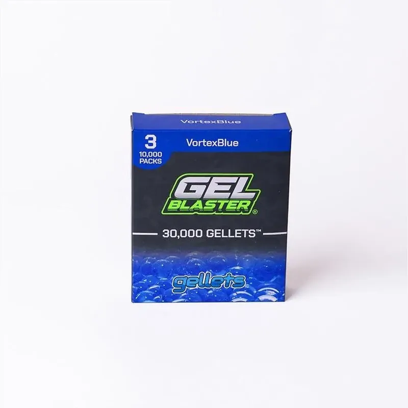 Blue Gellets Water Bead Ammo – 3-pack Plastic Gel Blaster Ammunition