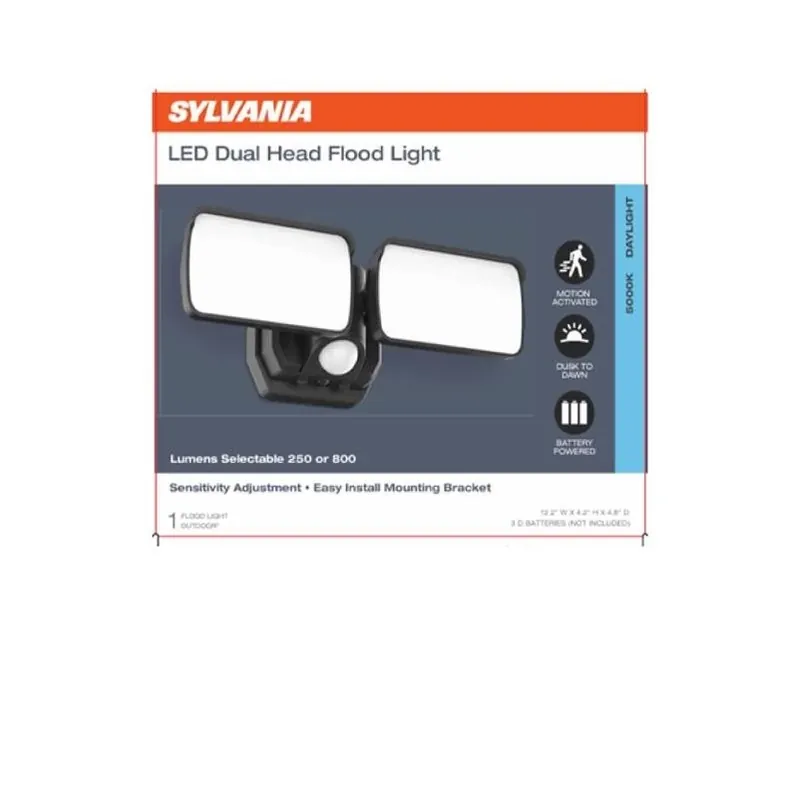 Battery‑powered Motion‑detect Led Floodlight – White