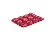 12-cavity Mini Bundt Cupcake Pan - Assorted Colors