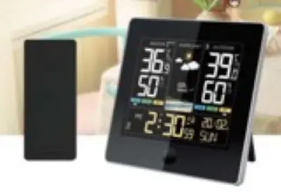 Deluxe Digital Thermometer/ Weather Forecaster, Indoor/outdoor