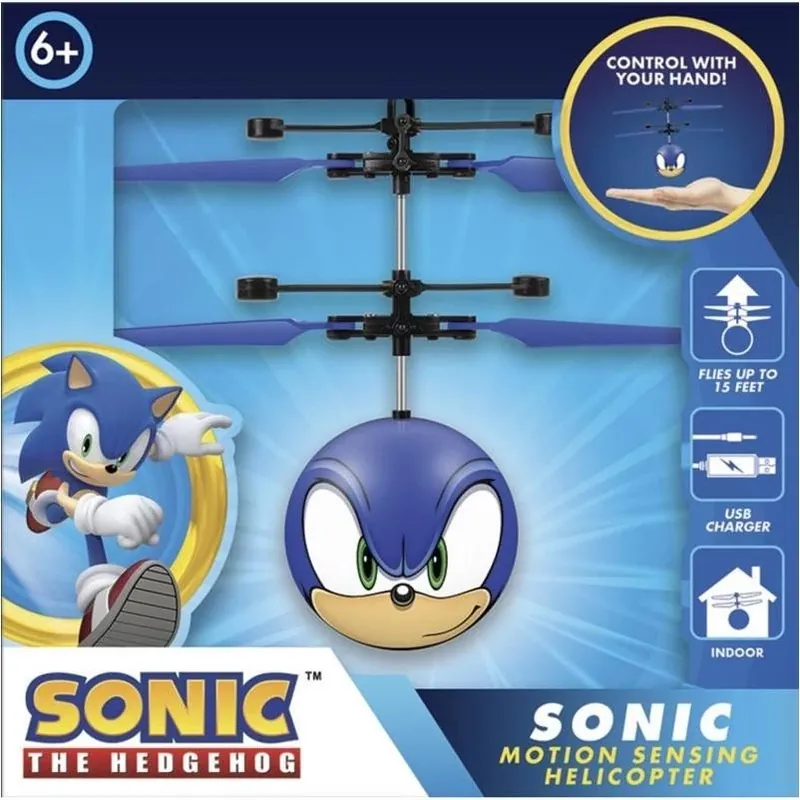 Sonic-themed Spinning Heli Balls – World Tech Toys