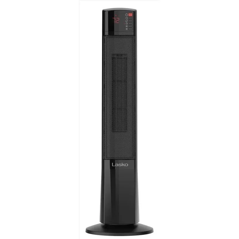 1500w Ceramic Tower Heater With Remote Control – Black