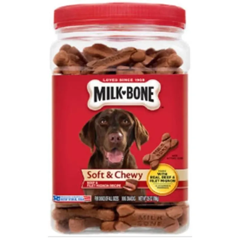 Dog Treats, Soft Beef & Filet Mignon, 22.5-oz.