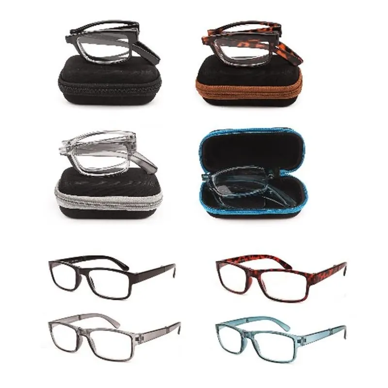 Unisex Reading Glasses – Mixed Strength Pack With Carry Case