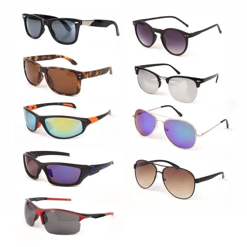Premium Mixed‑color Metal‑plastic Sunglasses – Unisex Style