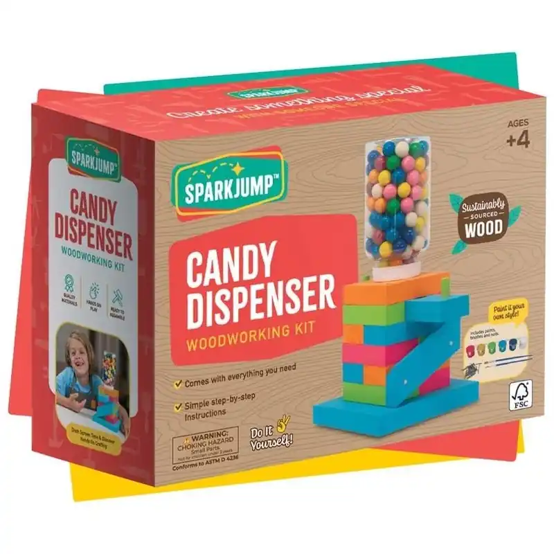 Diy Wooden Candy Dispenser Kit – Creative Build For Kids 6+