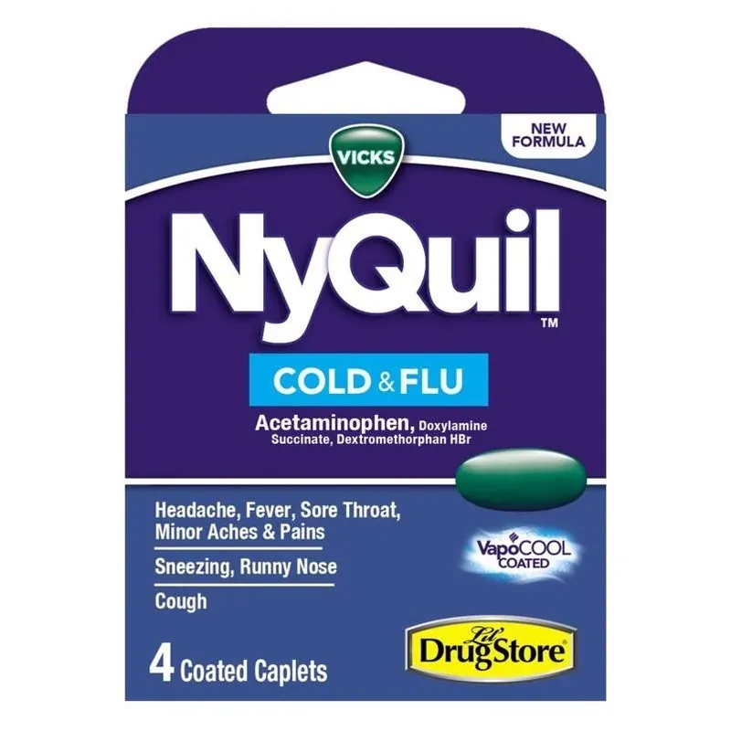 Nyquil Nighttime Cold & Flu Relief – Fast-acting Sleep Aid