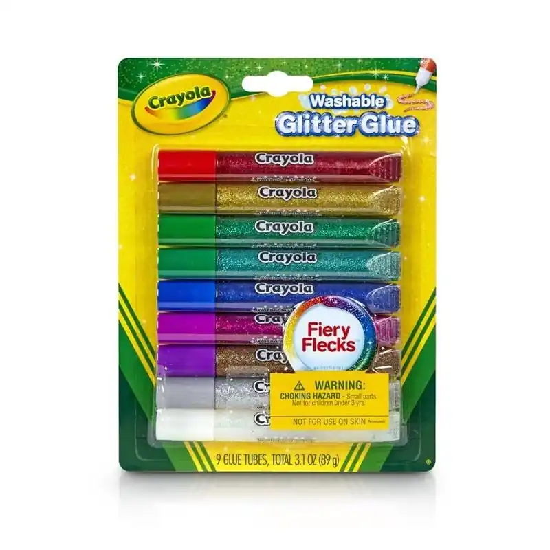 Medium Strength Assorted Glitter Glue 3.1 Oz