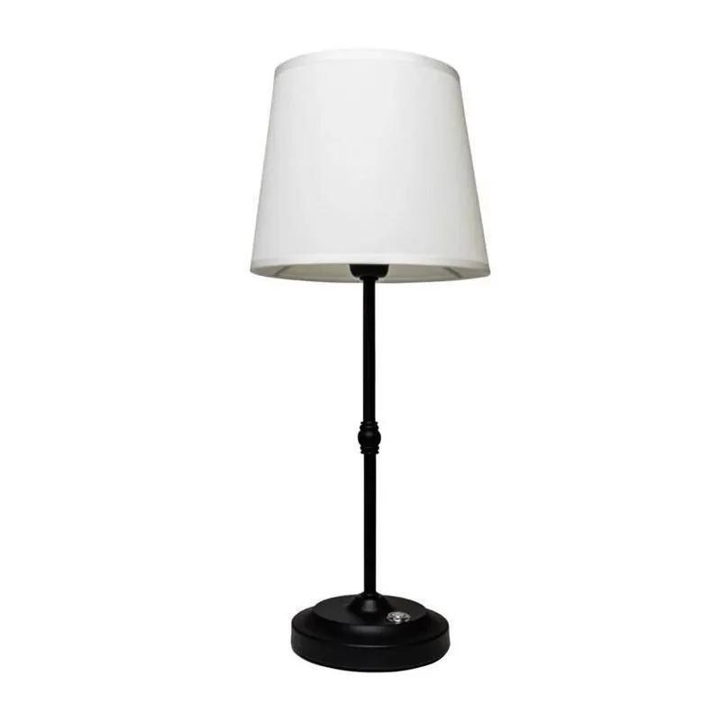Matte Black Usb Table Lamp – 16.9” Modern Desk Light