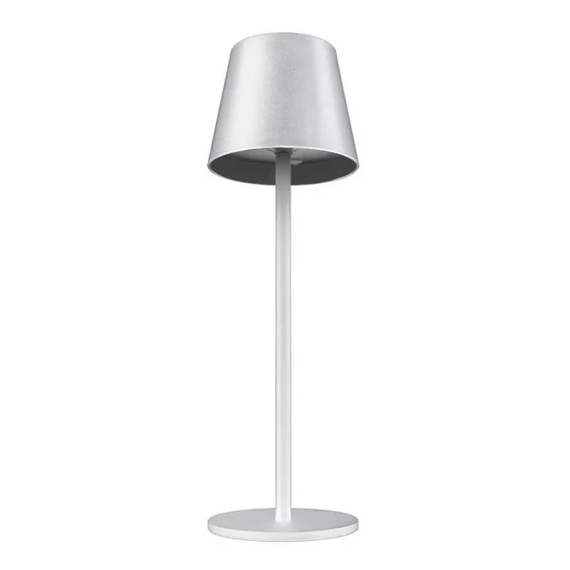 14‑inch Matte White Usb Table Lamp – Modern Led Desk Light