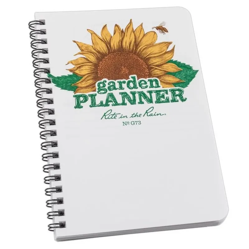 Garden Planner Notebook – 4.6" X 7" Unruled Spiral