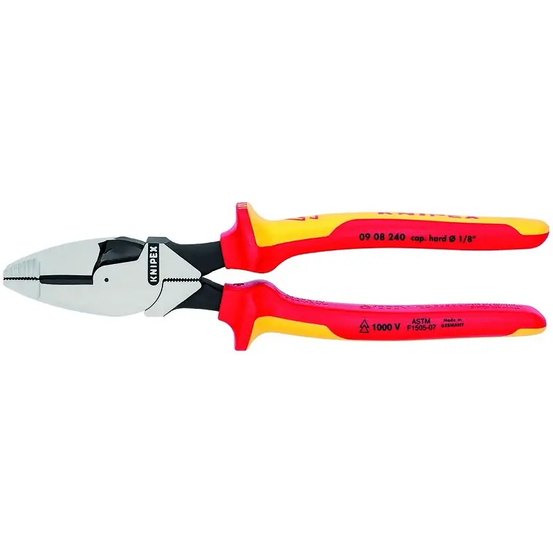9-1/2 In. Steel High Leverage Insulated Lineman‘s Pliers