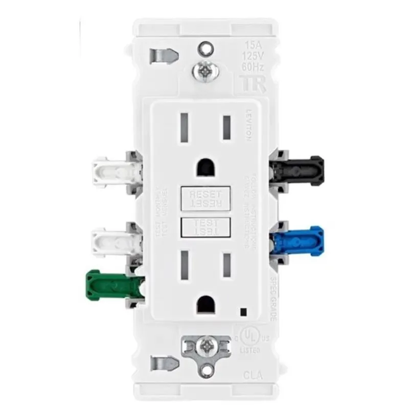 Lever Edge White 15‑amp 125v Gfci Receptacle – Pack Of 3