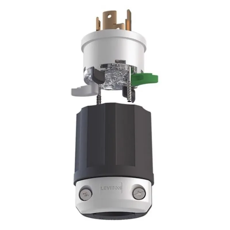Lever Edge Nema L14-30p Plastic Locking Plug – Durable Connector For Commercial & Residential Power