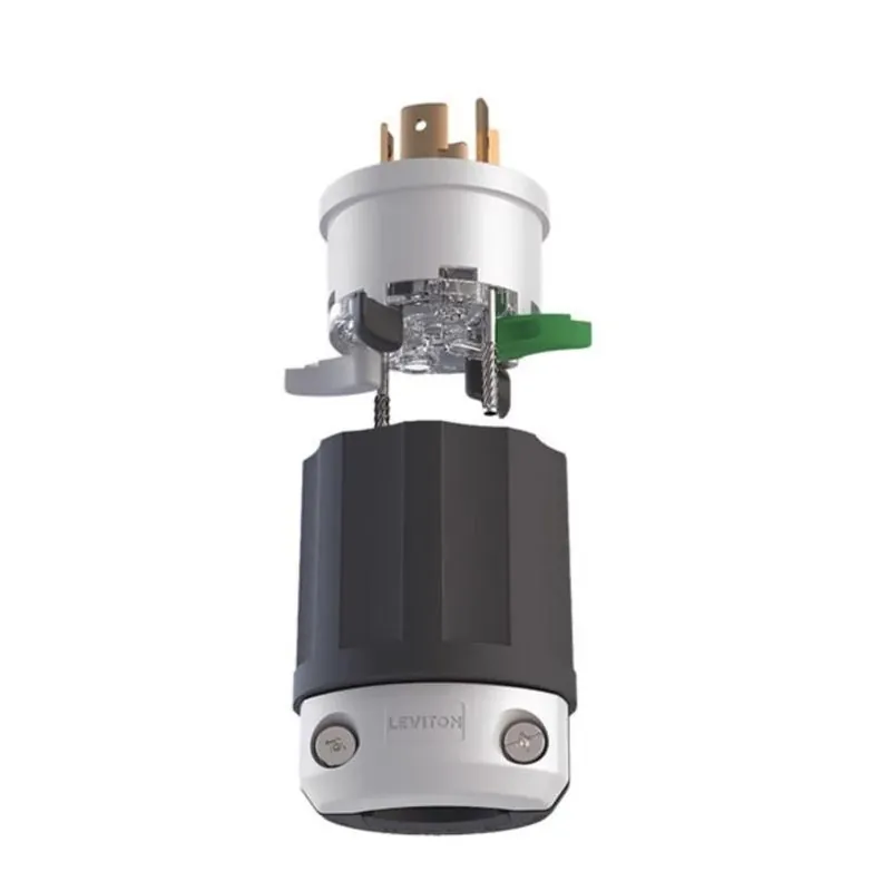 Lever Edge Nema L14‑20p Plastic Locking Plug – 20 a Heavy‑duty Power Connector