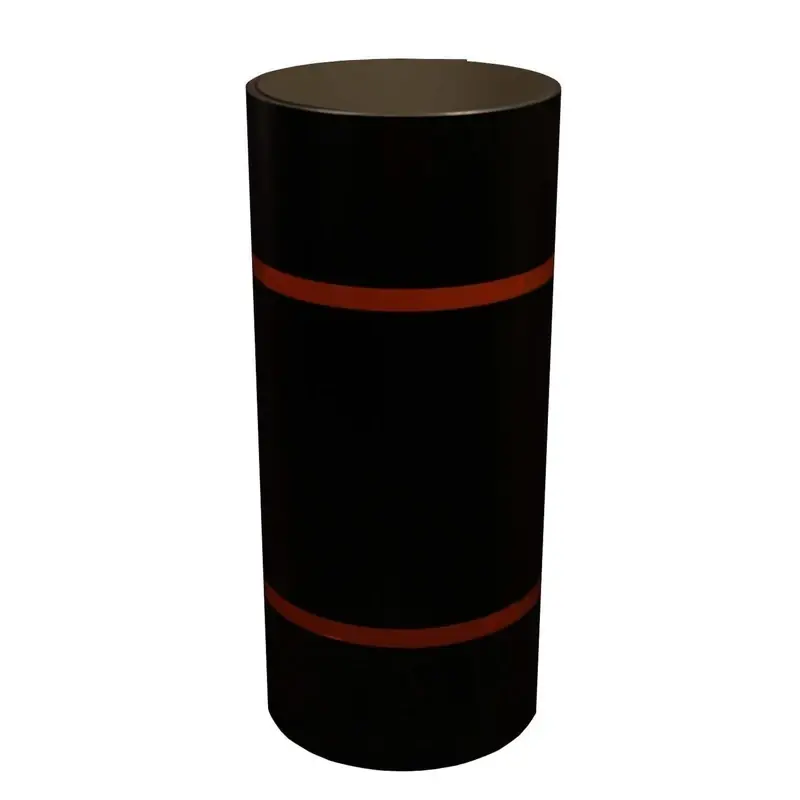 5.5 In. W X 10 Ft. L Black/bronze Aluminum Roofer‘s Trim Coil
