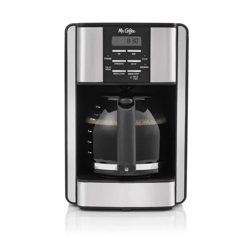 12‑cup Black Coffee Maker – Programmable 12‑cup Brewer