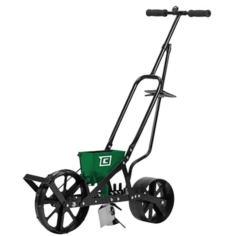 Steel Garden Seeder – 3 lb Hopper, 12‑in Spread Width