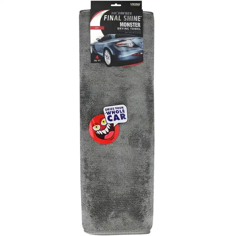 Ultra Plush Microfiber Monster Drying Towel - 979707 - Gray