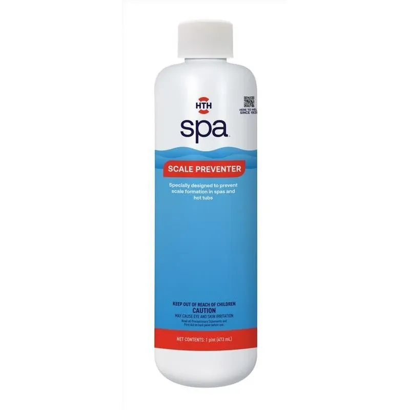 Spa Scale Preventer Liquid – 1 pt – Powerful Stain & Scale Control For Spa Water