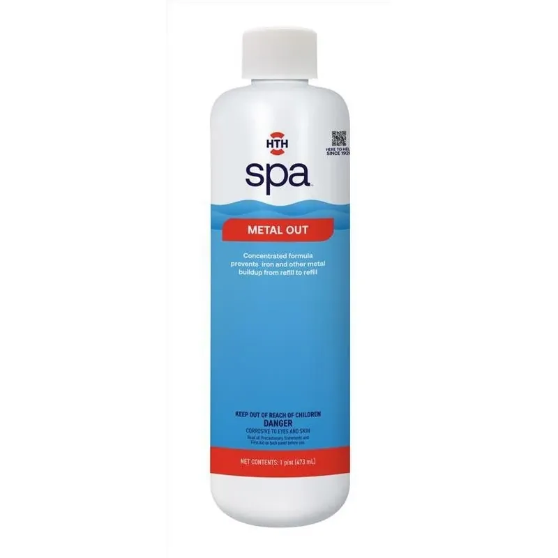 Spa Metal‑out Liquid Treatment – 16 oz Concentrated Formula For Spot‑free Hot‑tub Water