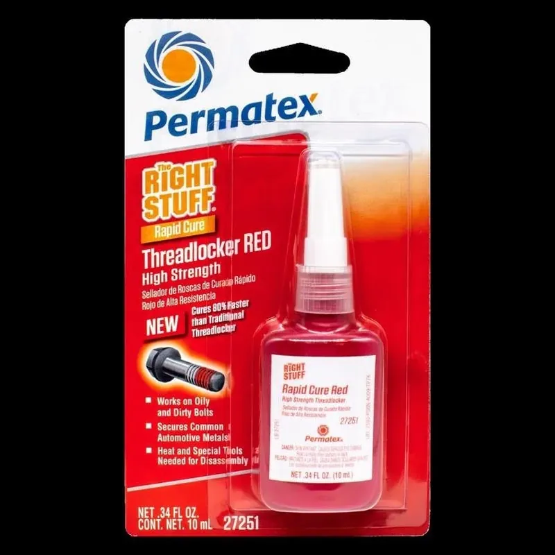 Right Stuff Red Threadlocker Gel – 10 ml High‑strength Thread Sealant