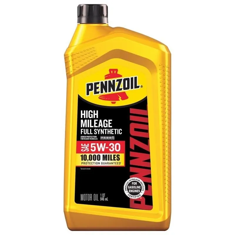 High Mileage Full Synthetic 5w-30 Motor Oil – 1 Quart