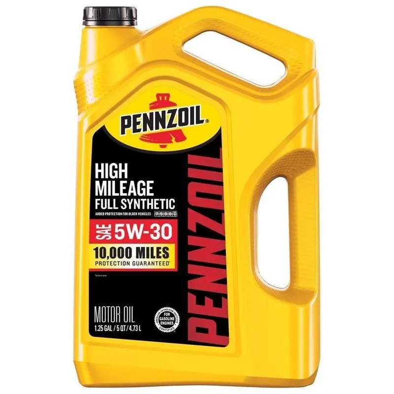 High Mileage Full Synthetic 5w-30 Motor Oil – 5‑quart Bottle
