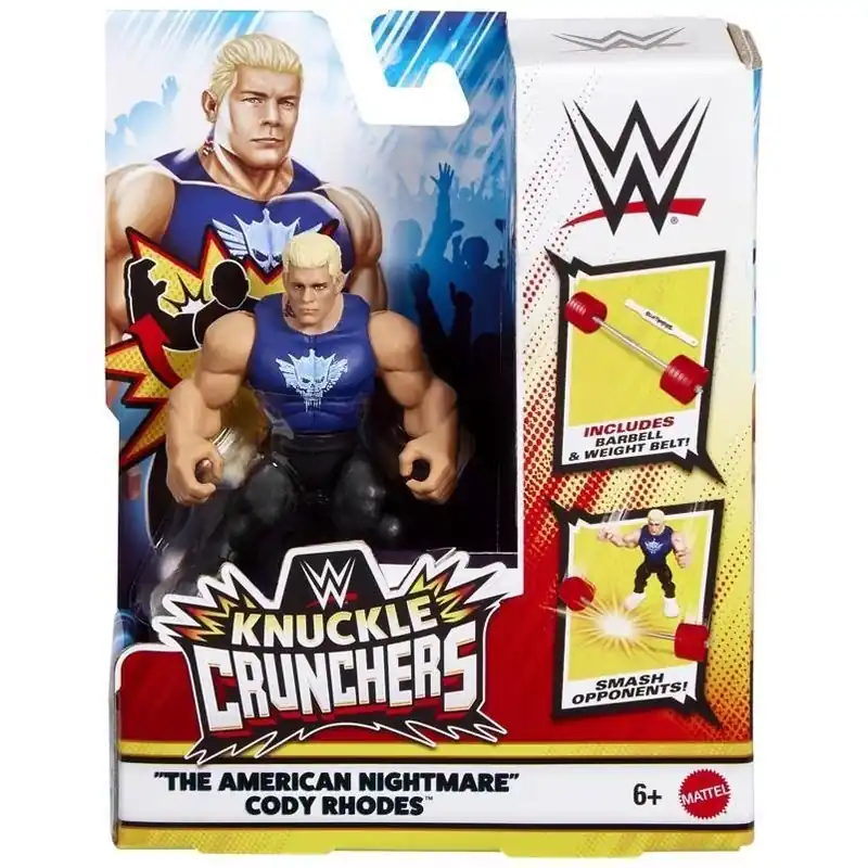 Wwe Knuckle Crunchers Multicolor Action Figure – Collectible Toy For Ages 6+