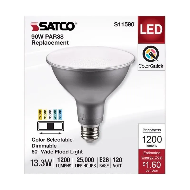 Par38 E26 (medium) Led Bulb Tunable White/color Changing 90 Watt Equivalence 1 Pk