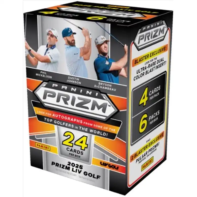 Prizm Liv Golf Trading Cards – Collectible Golf Series