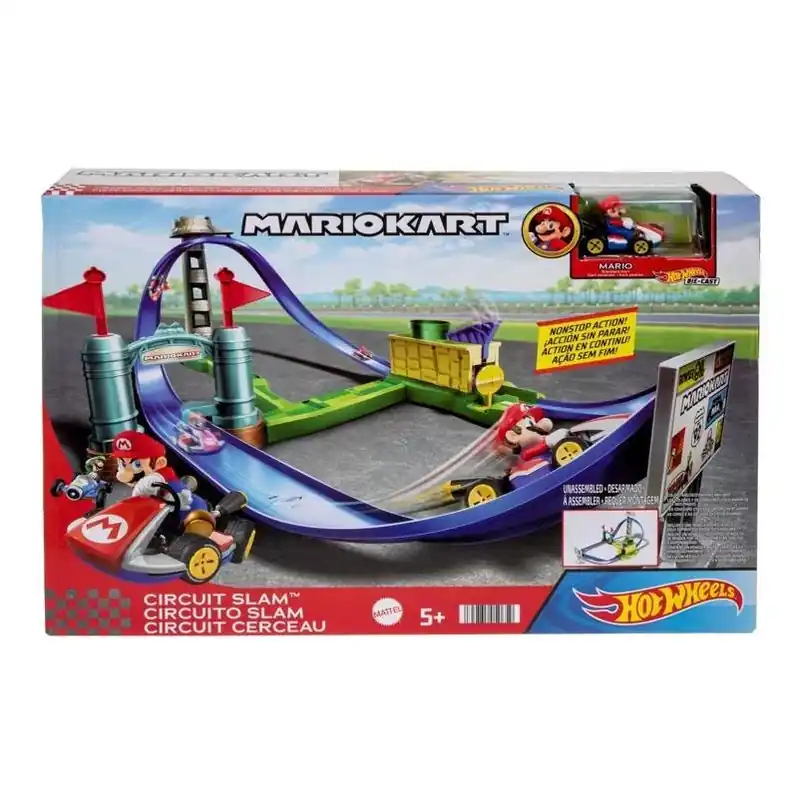 Mario Kart Circuit Slam Race Track Set – Build Epic Kart Adventures