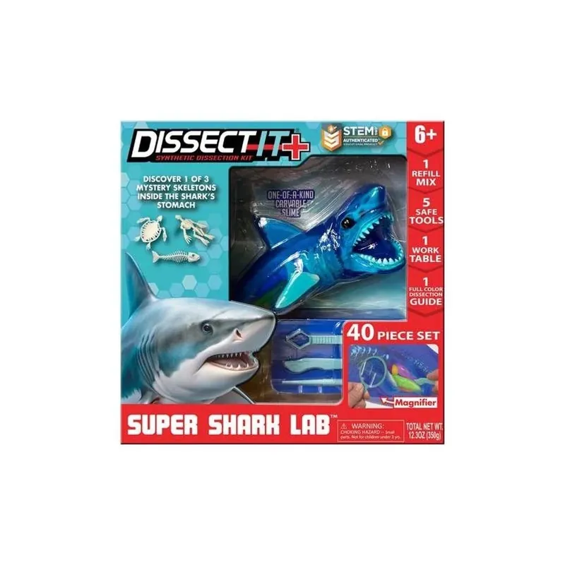 Shark-themed Mini Science Lab Kit For Kids Ages 6+